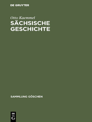 cover image of Sächsische Geschichte